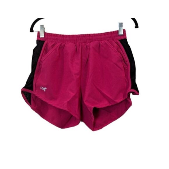 Anngoti Womens Size S Pink Elastic Waist Running Training Athletic Shorts - Picture 1 of 13
